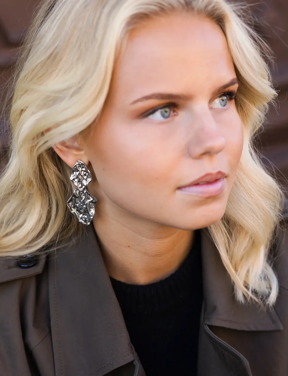 By Jolima - Como large earring - Øreringe med vedhæng - silver - 0