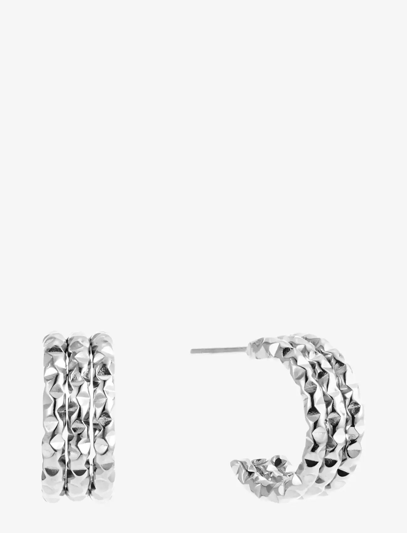 By Jolima - Como tripple hoop - kreolen - silver - 1