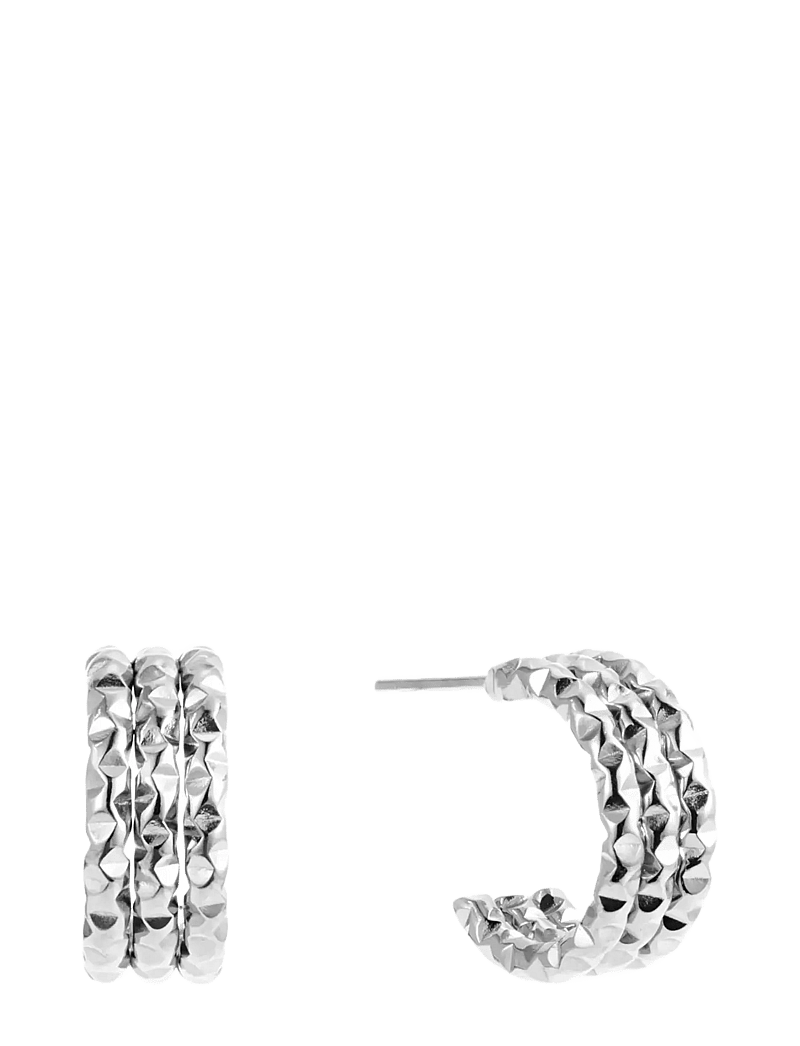 By Jolima - Como tripple hoop - kreolen - silver - 1