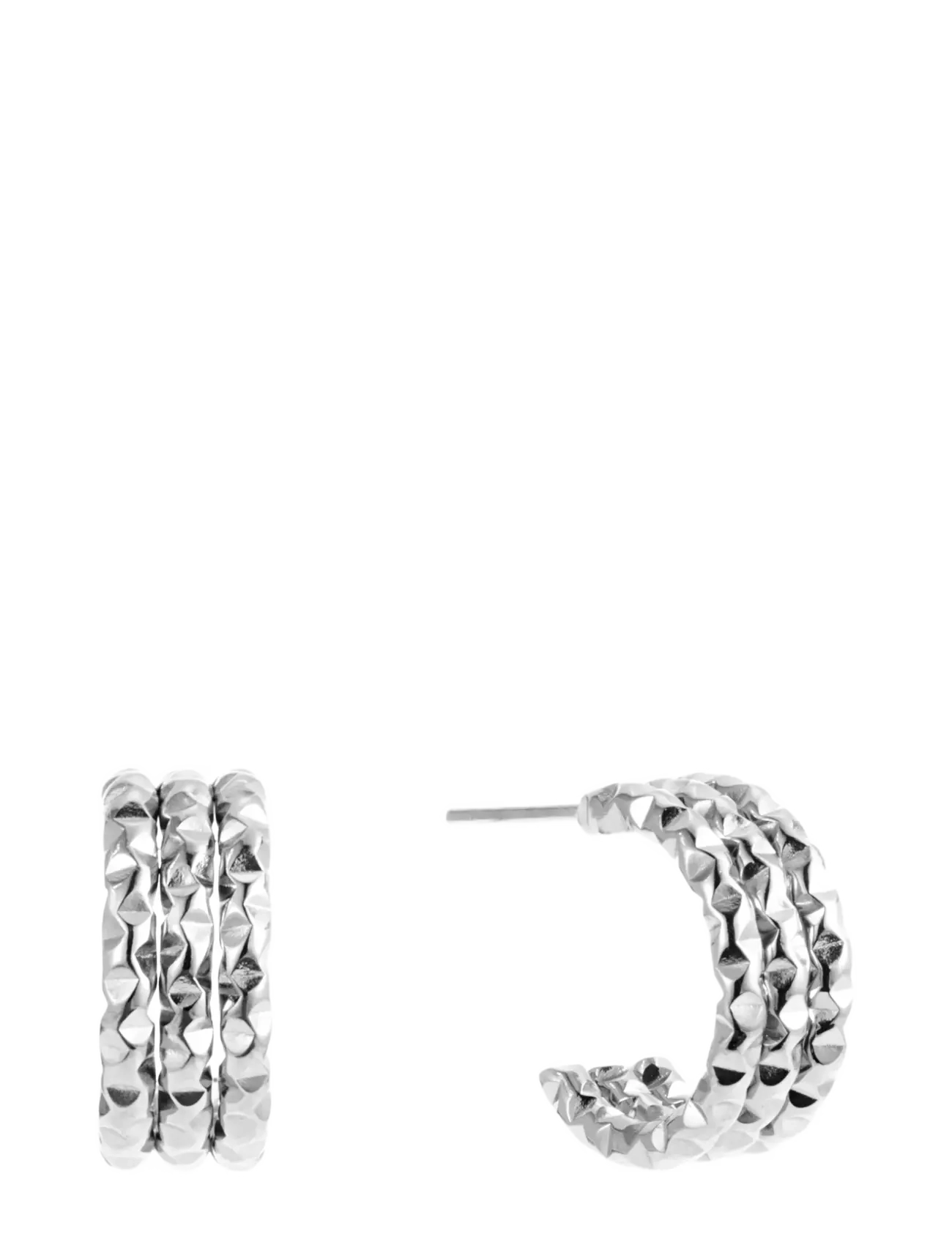 By Jolima Como tripple hoop - By Jolima - SILVER / silver