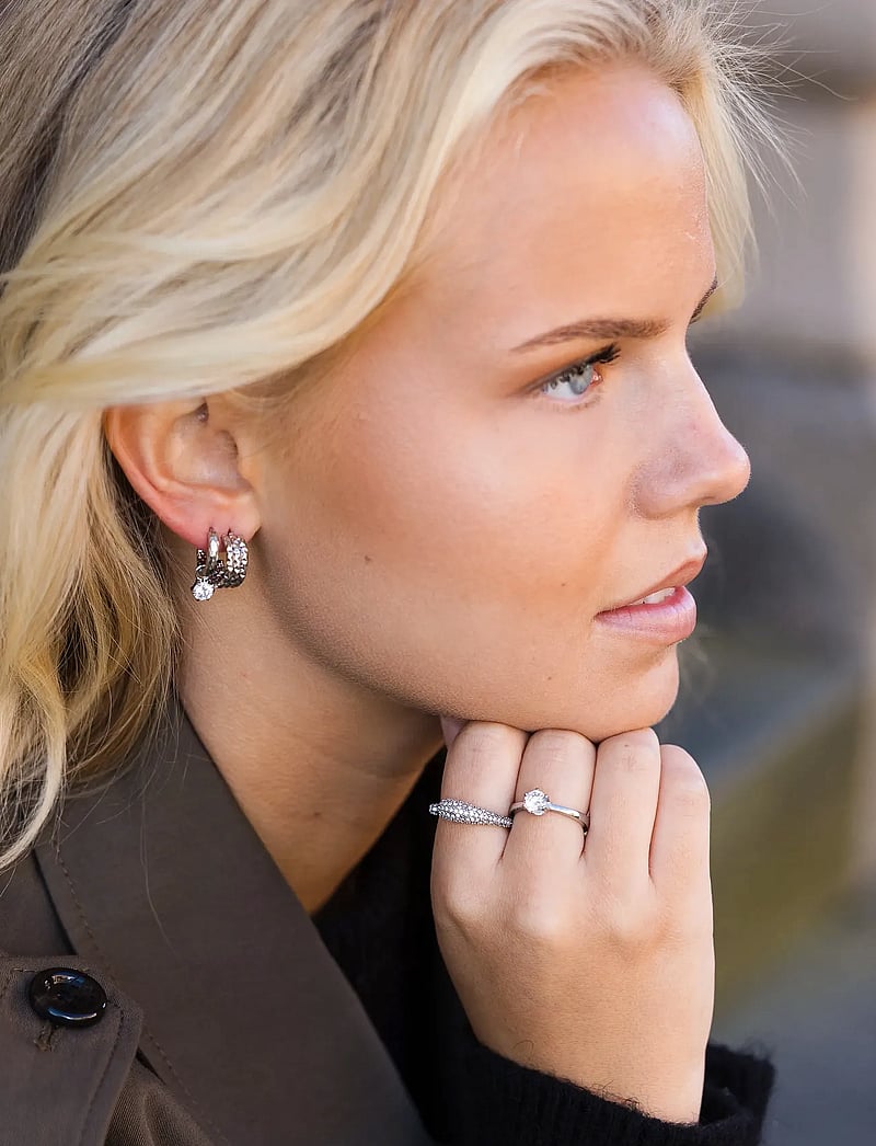 By Jolima - Como tripple hoop - kreolen - silver - 0