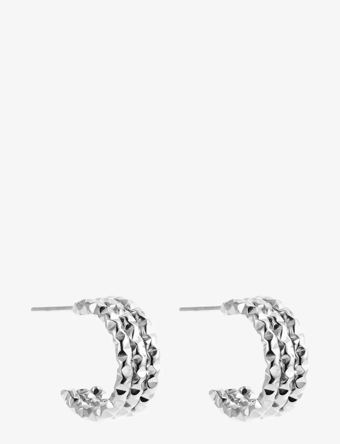 By Jolima - Como tripple hoop - kreolen - silver - 2