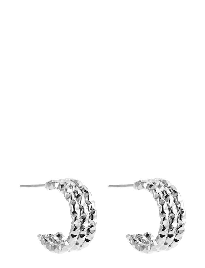 By Jolima - Como tripple hoop - kreolen - silver - 2