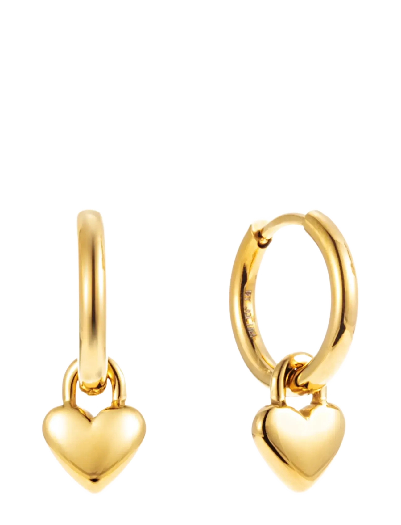 By Jolima Heart locker huggie steel - Studentertøj - GOLD / gold