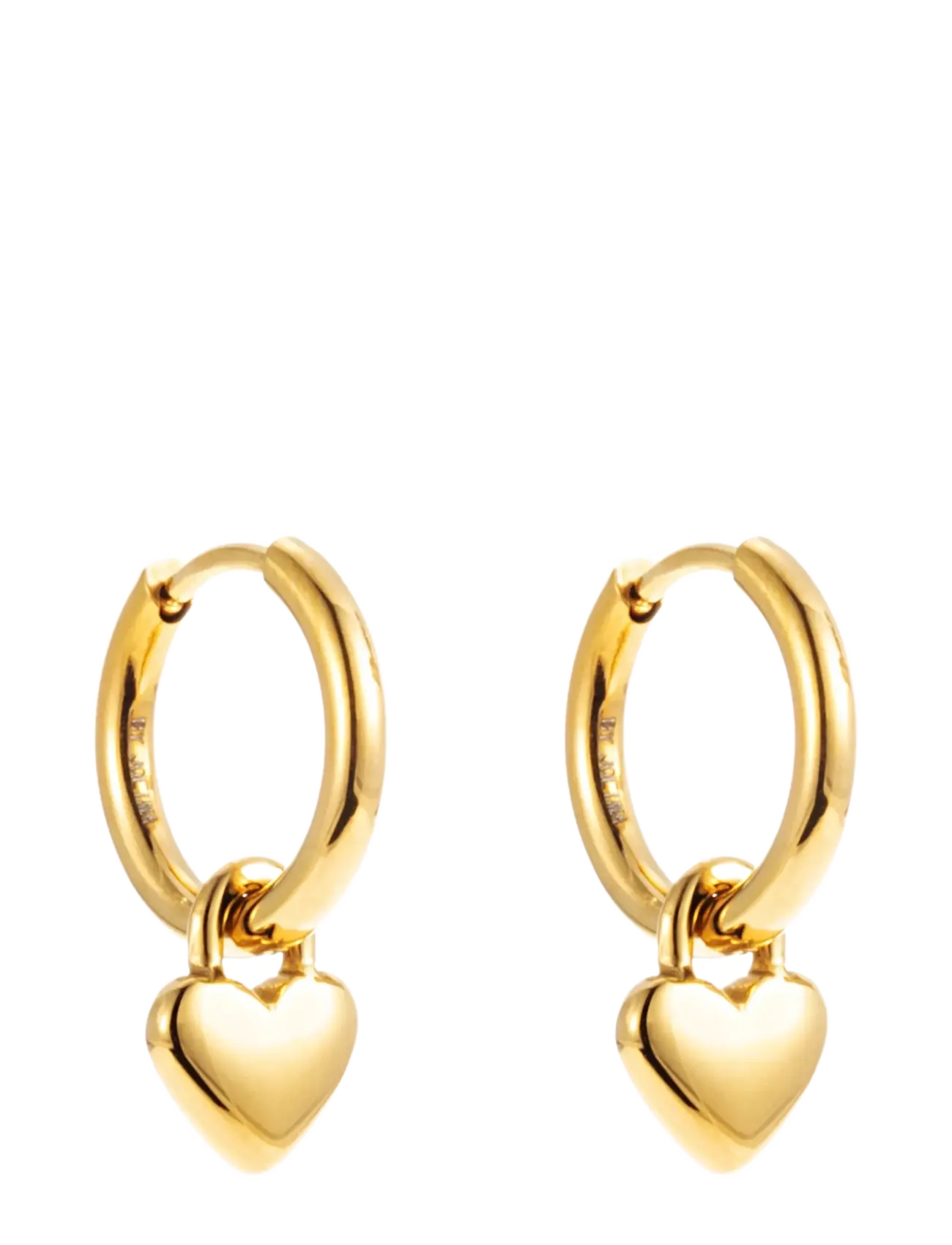 By Jolima - Heart locker huggie steel - gold - 2