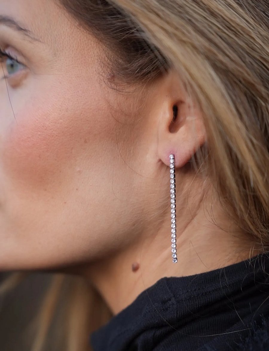 By Jolima - Cloé earring - ohrhänger - silver - 0