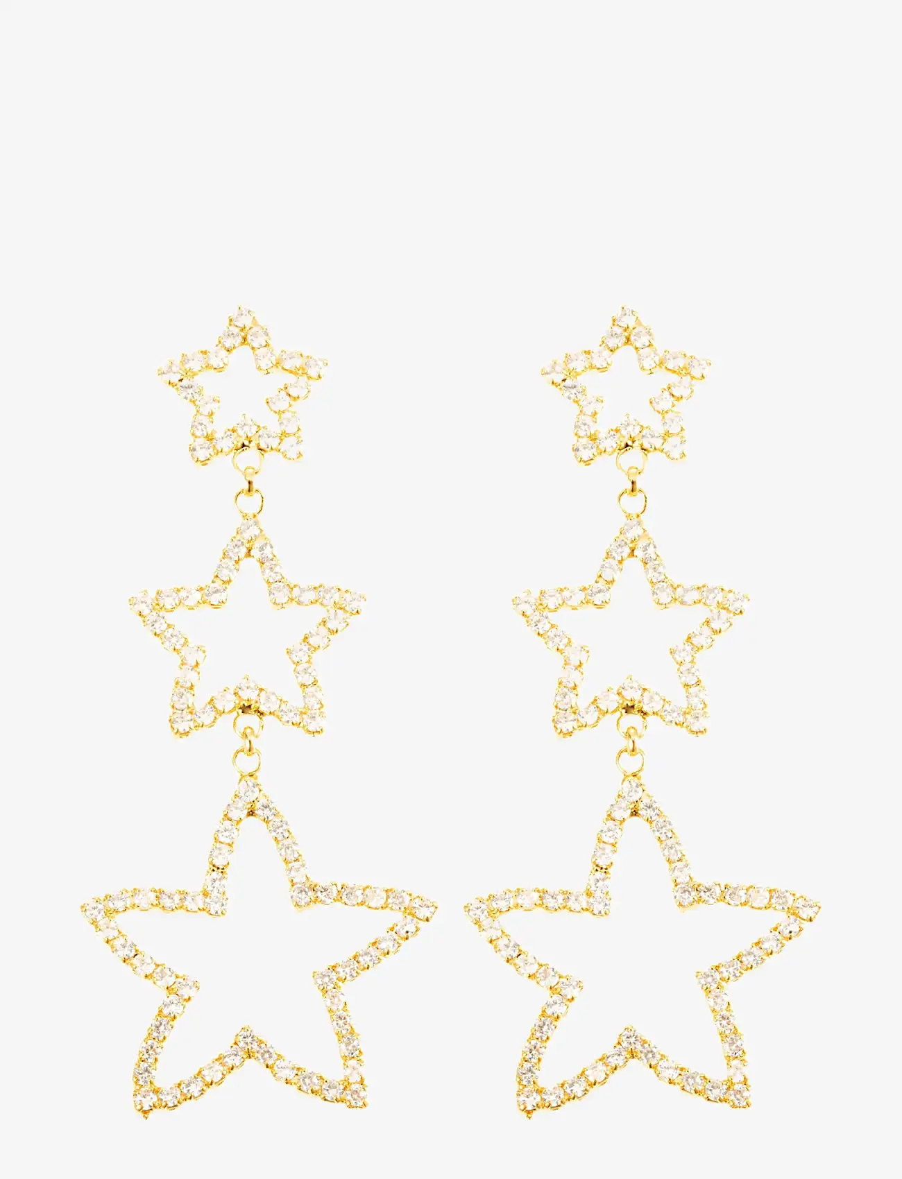 By Jolima - Starlight earring - hängande örhängen - gold - 1