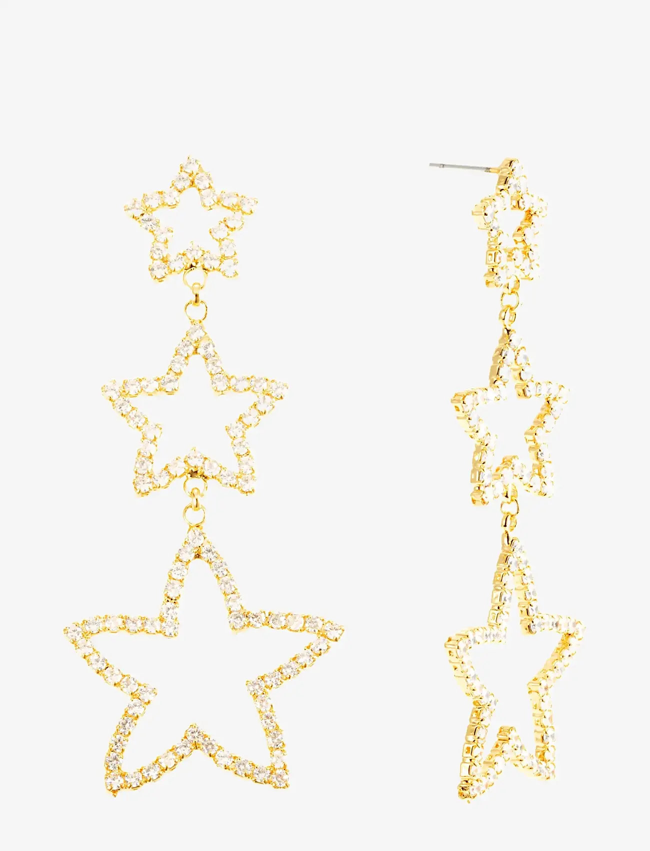 By Jolima - Starlight earring - hängande örhängen - gold - 2
