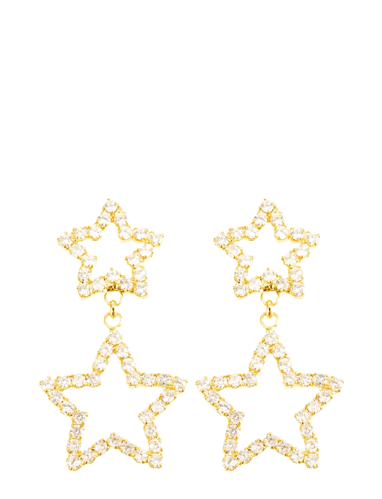 BY JOLIMA Starlight Mini Ohrring Gold - One Size 4 Cm - Damen