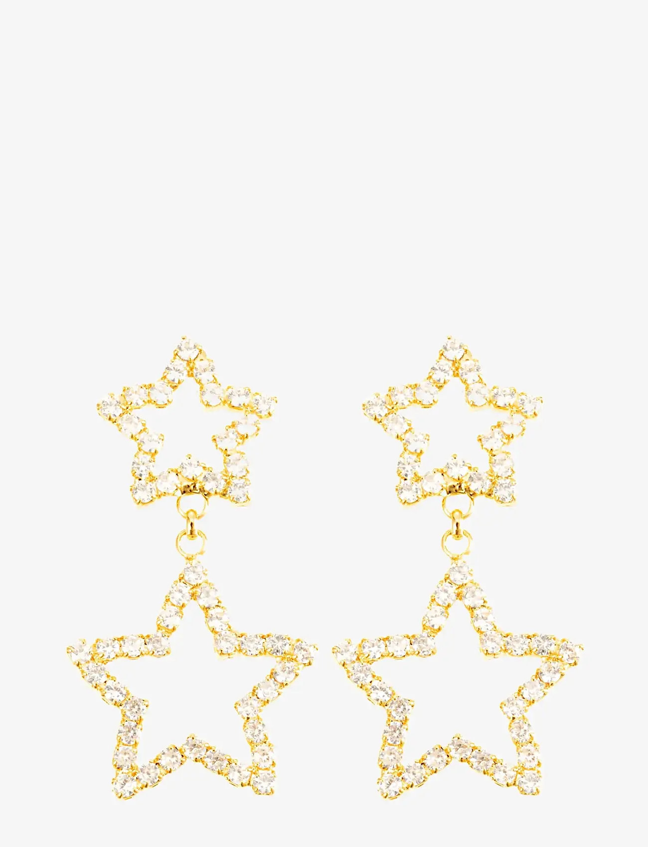 By Jolima - Starlight mini earring - rippuvad kõrvarõngad - gold - 1