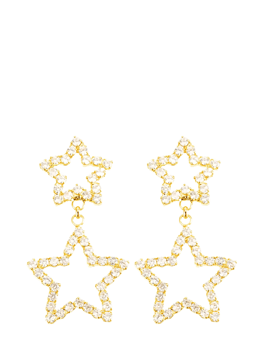 By Jolima - Starlight mini earring - rippuvad kõrvarõngad - gold - 1