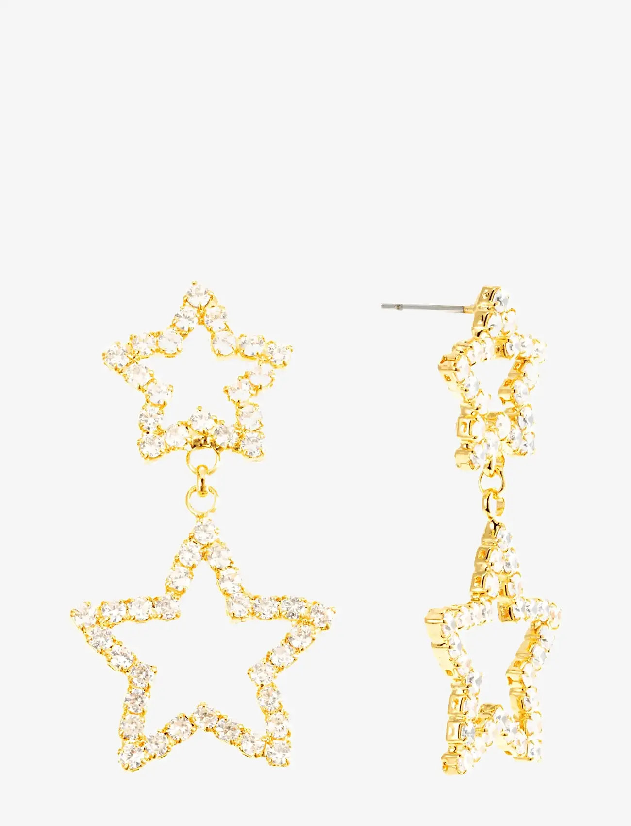 By Jolima - Starlight mini earring - rippuvad kõrvarõngad - gold - 2