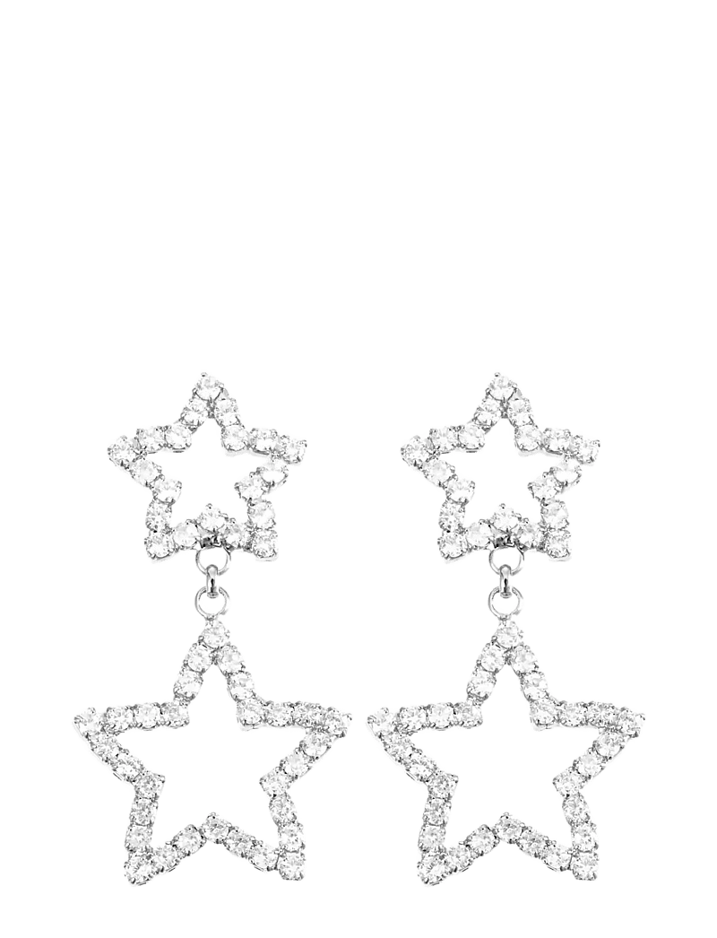 By Jolima - Satrlight mini earring - rippuvad kõrvarõngad - silver - 1