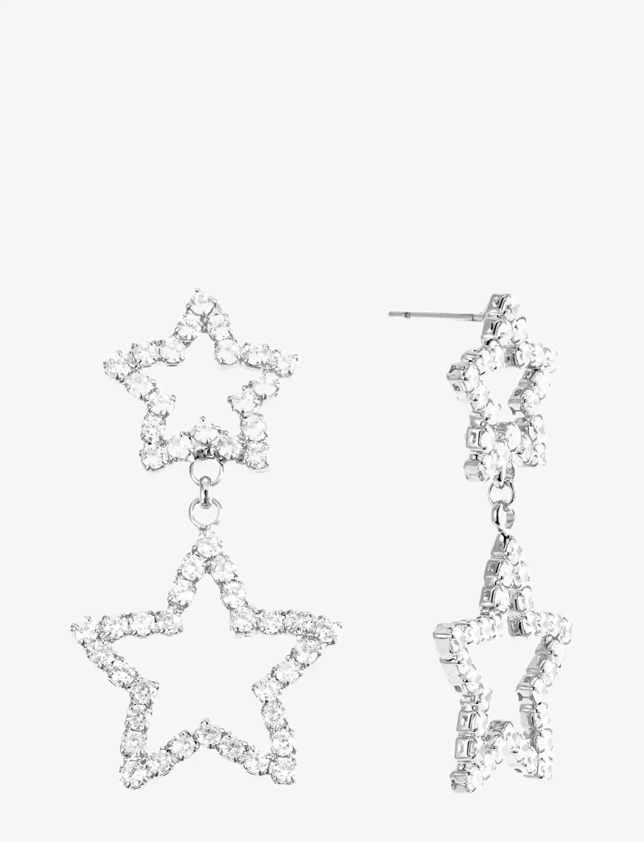 By Jolima - Starlight mini earring - hängande örhängen - silver - 2