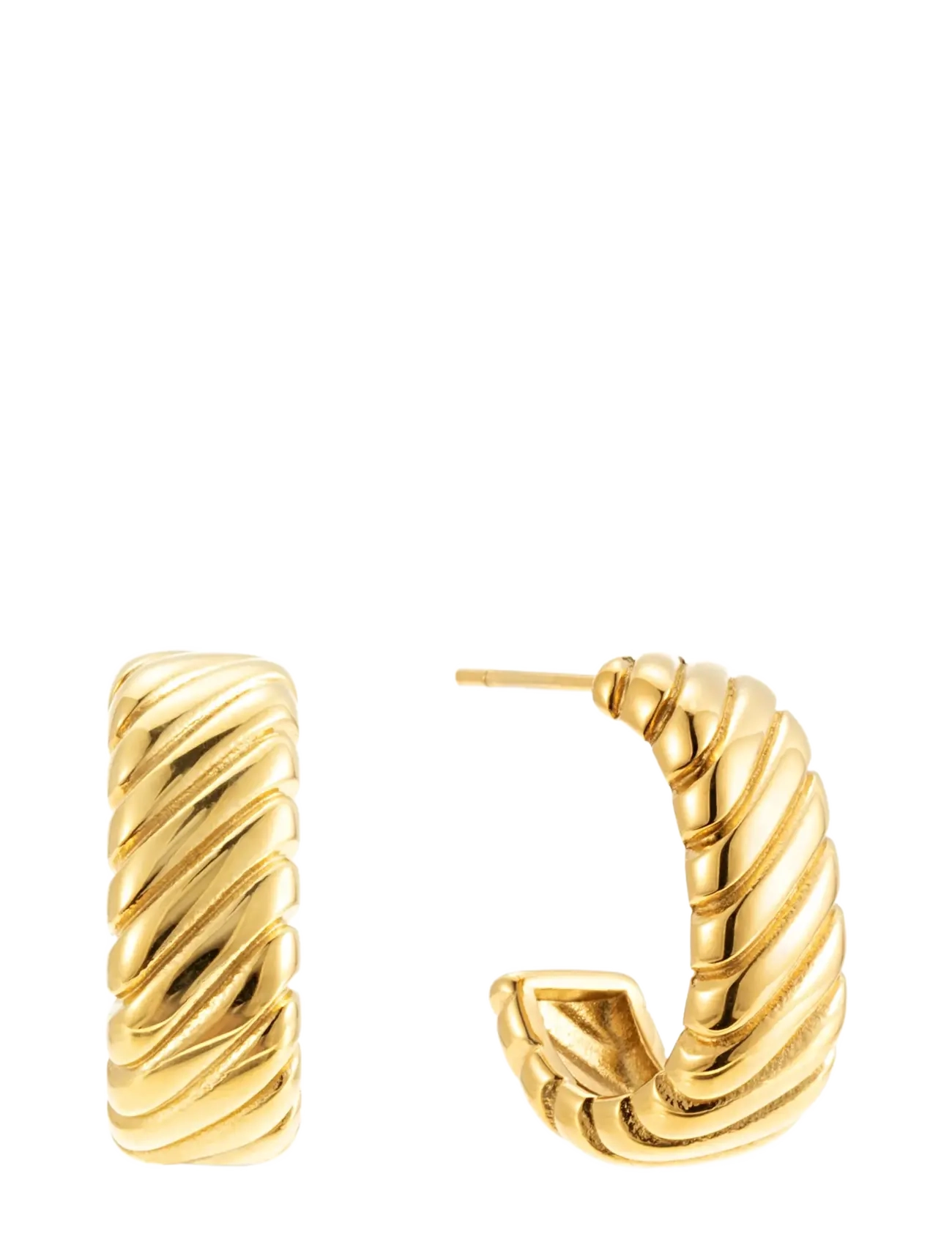 By Jolima Swirl hoop - By Jolima - GOLD / gold