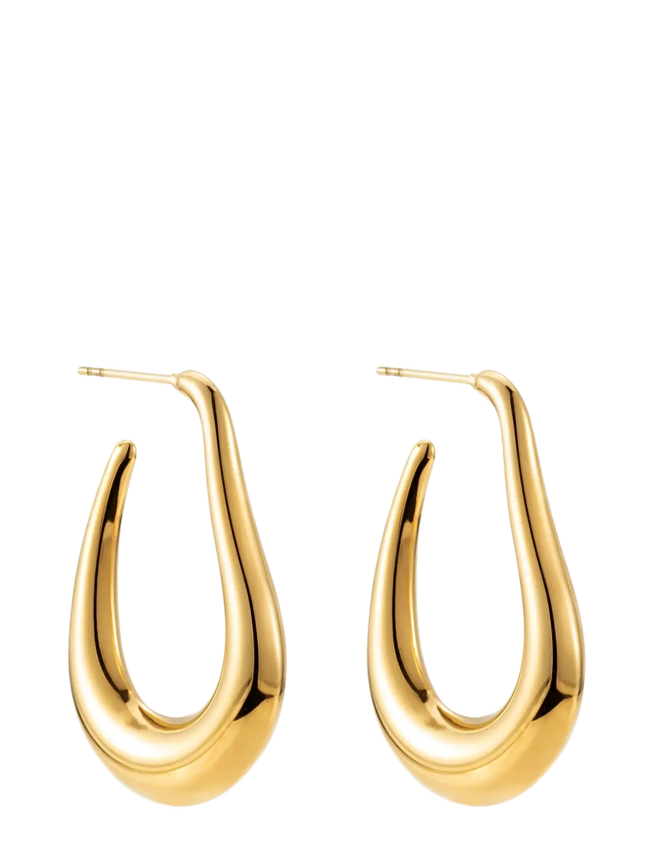 By Jolima - Copenhagen earring - izteiksmīgi auskari - gold - 2