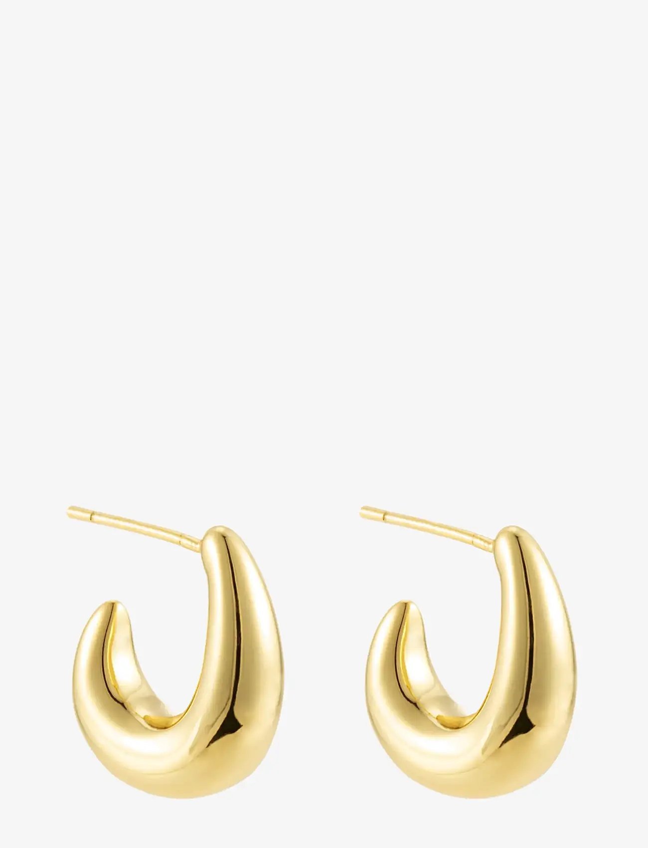 By Jolima - Toscana earring - creoler & hoops - gold - 2