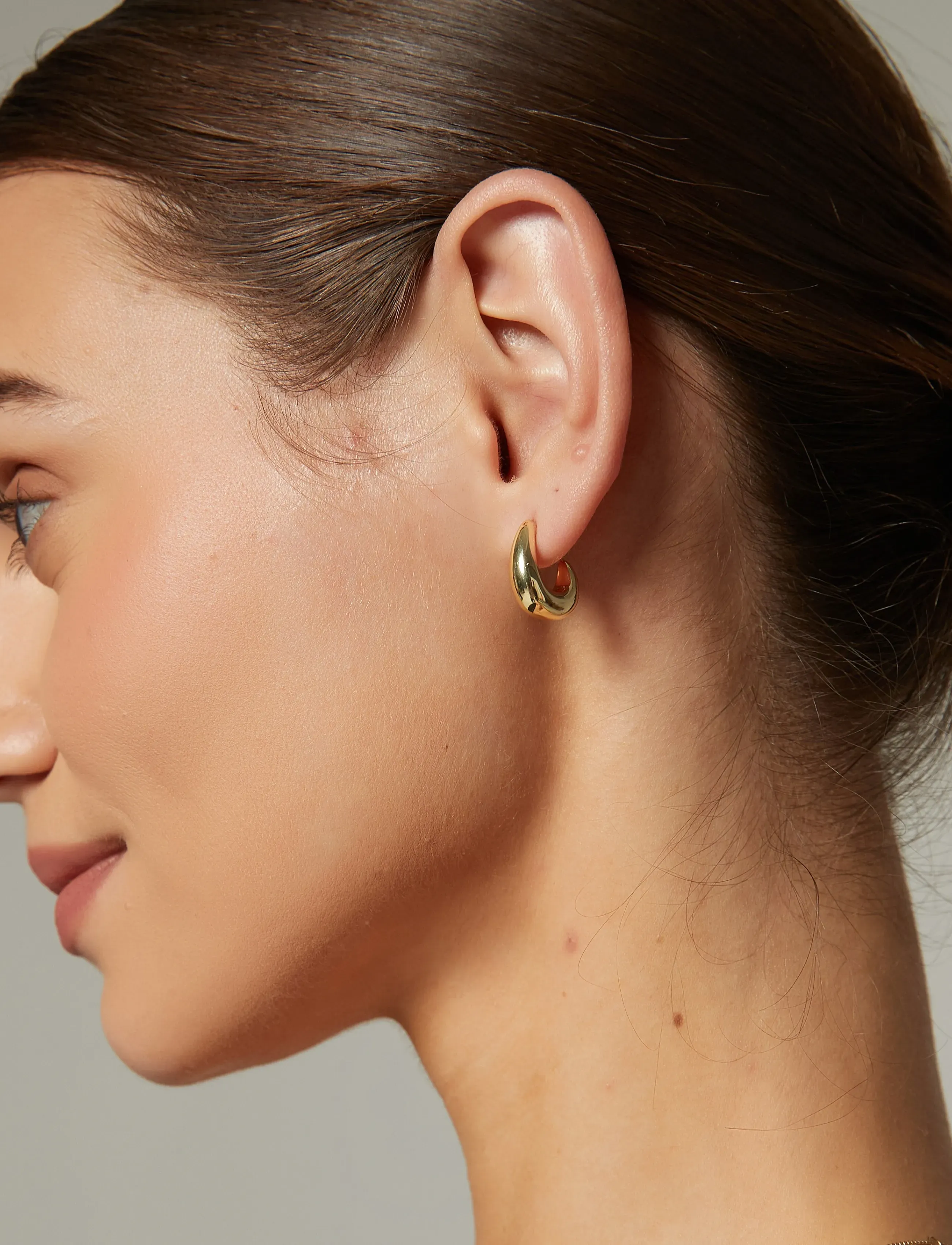 By Jolima Toscana Earring, One Size 1, Earrings, Gold - Hoops, Frauen