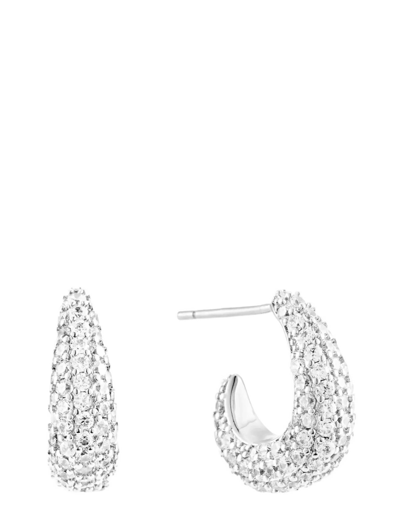 BY JOLIMA Toscana Crystal Ohrring Silber - One Size 1 - Damen