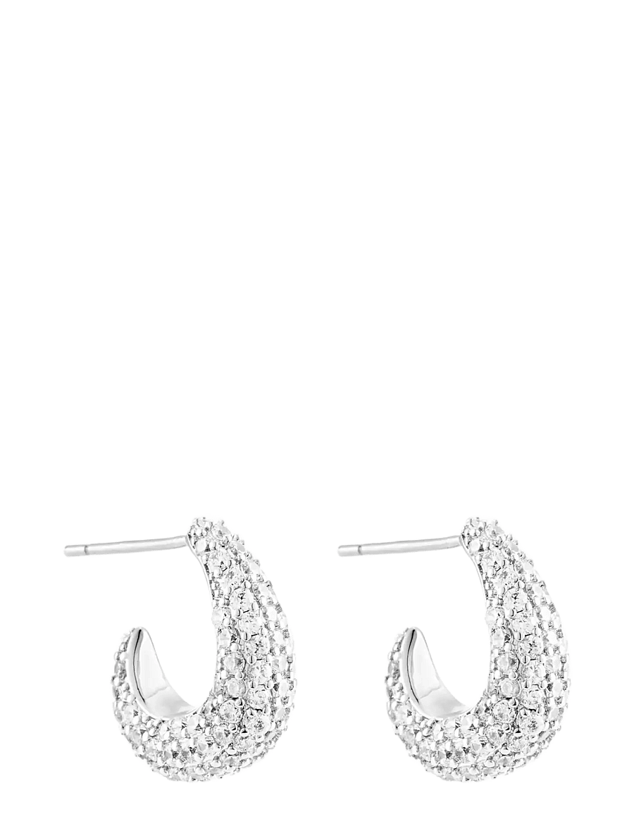 By Jolima - Toscana crystal earring - rõngad - steel - 2