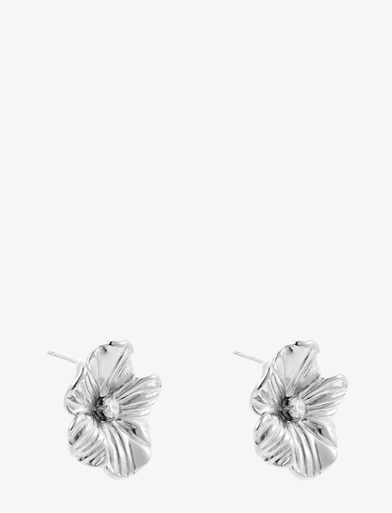 By Jolima - Daisy crystal earring - Ørestikker - silver - 1