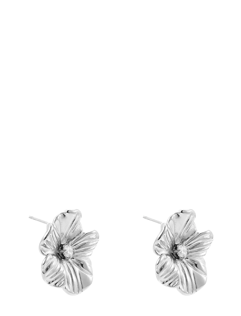 By Jolima - Daisy crystal earring - Ørestikker - silver - 1