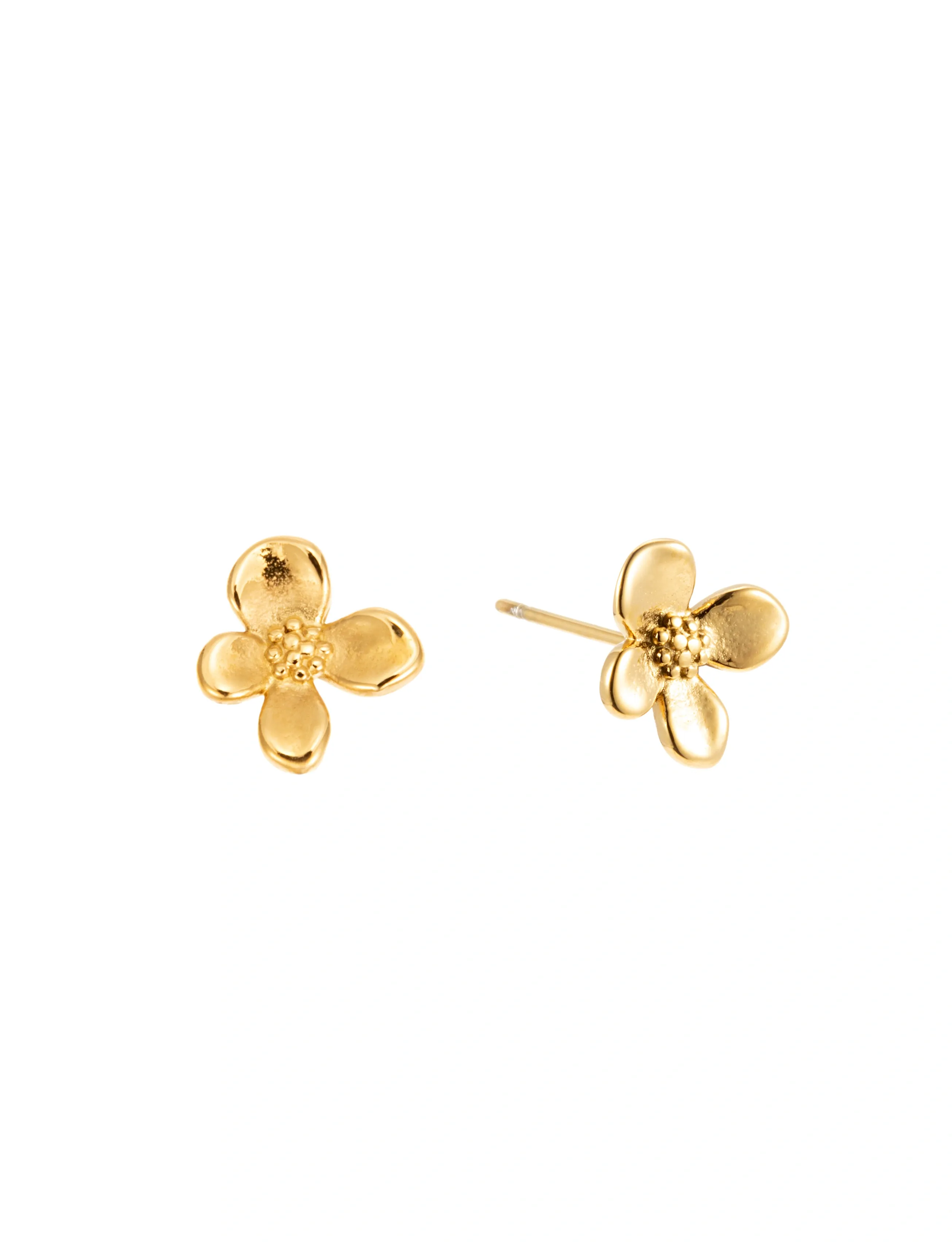 By Jolima - Rosie stud - stud earrings - gold - 2