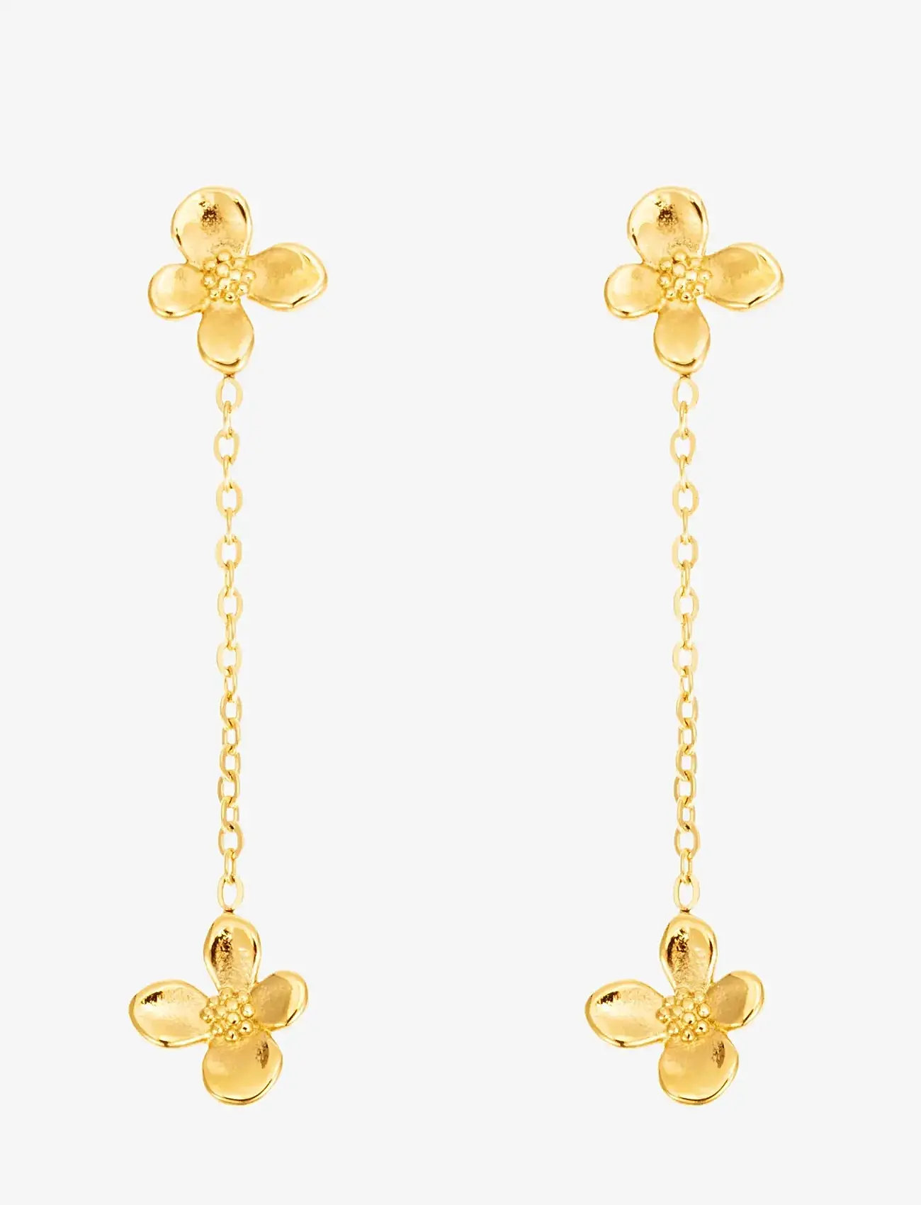 By Jolima - Rosie pendant earring - pendant earrings - gold - 1