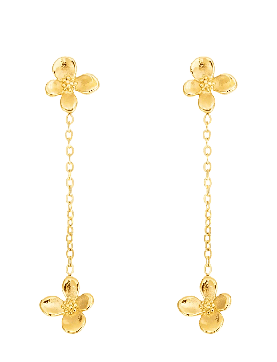 By Jolima - Rosie pendant earring - boucles d'oreilles pendantes - gold - 1