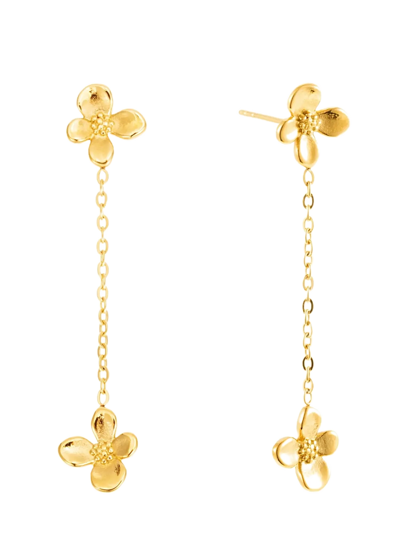 By Jolima - Rosie pendant earring - pendant earrings - gold - 2