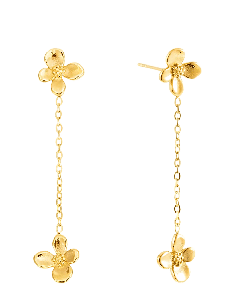 By Jolima - Rosie pendant earring - boucles d'oreilles pendantes - gold - 2