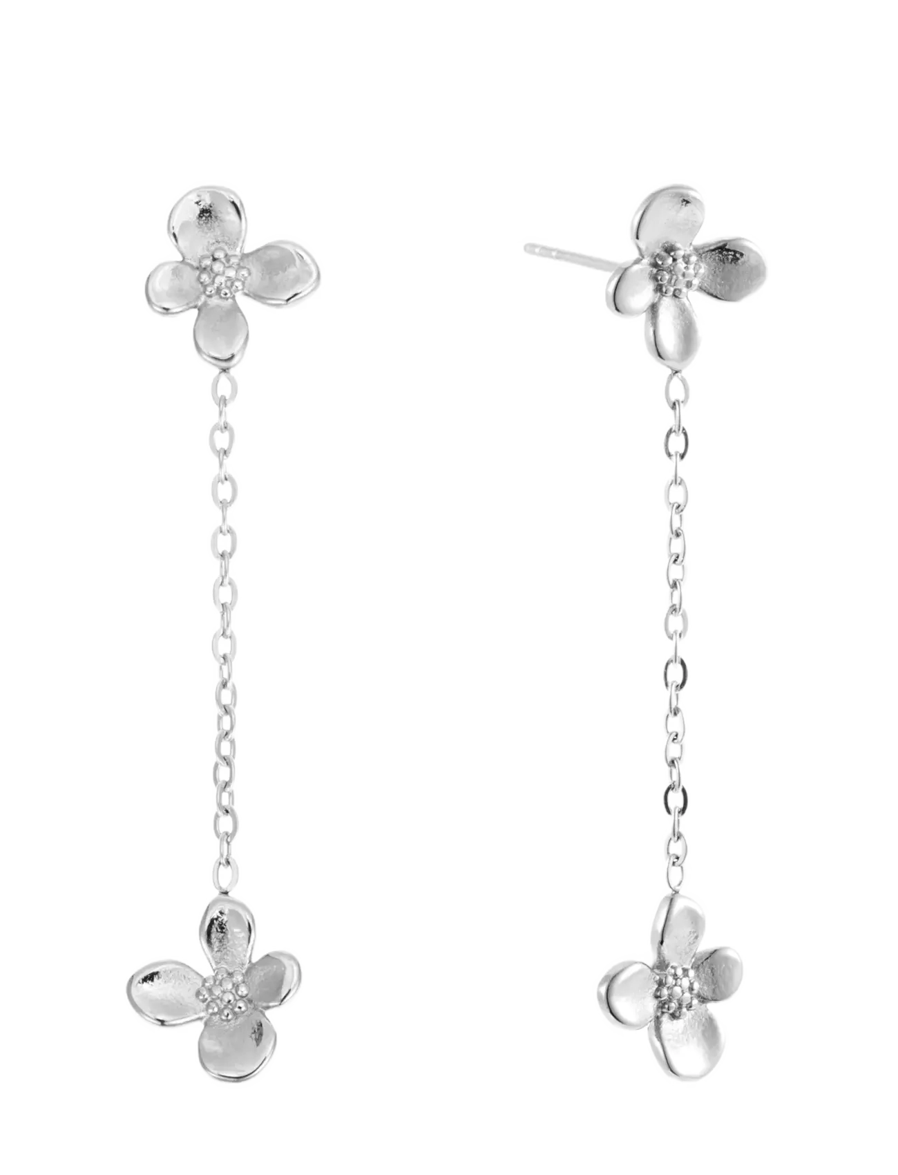 By Jolima - Rosie pendant earring - hängande örhängen - silver - 2