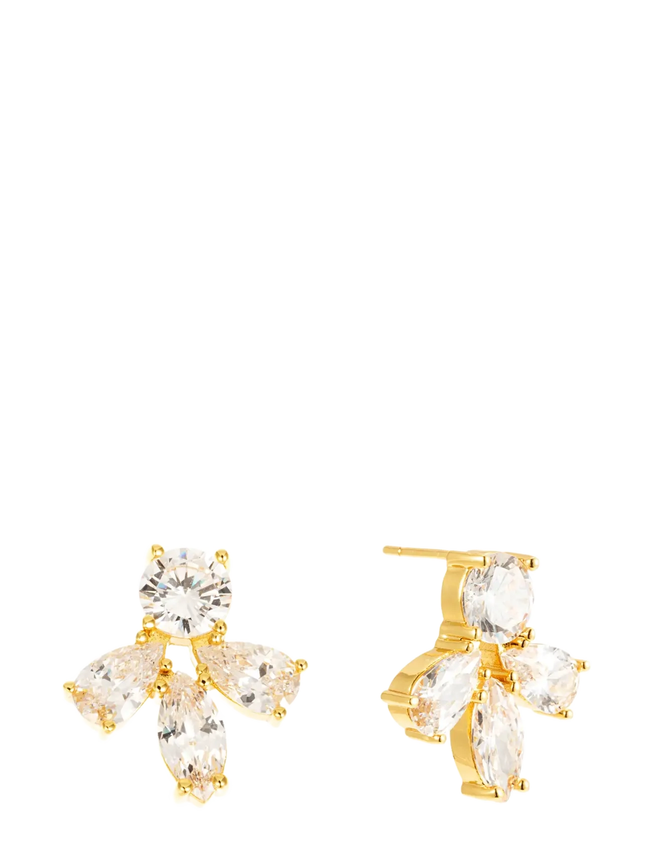 By Jolima - Crown mini earring - kolczyki sztyfty - gold - 2