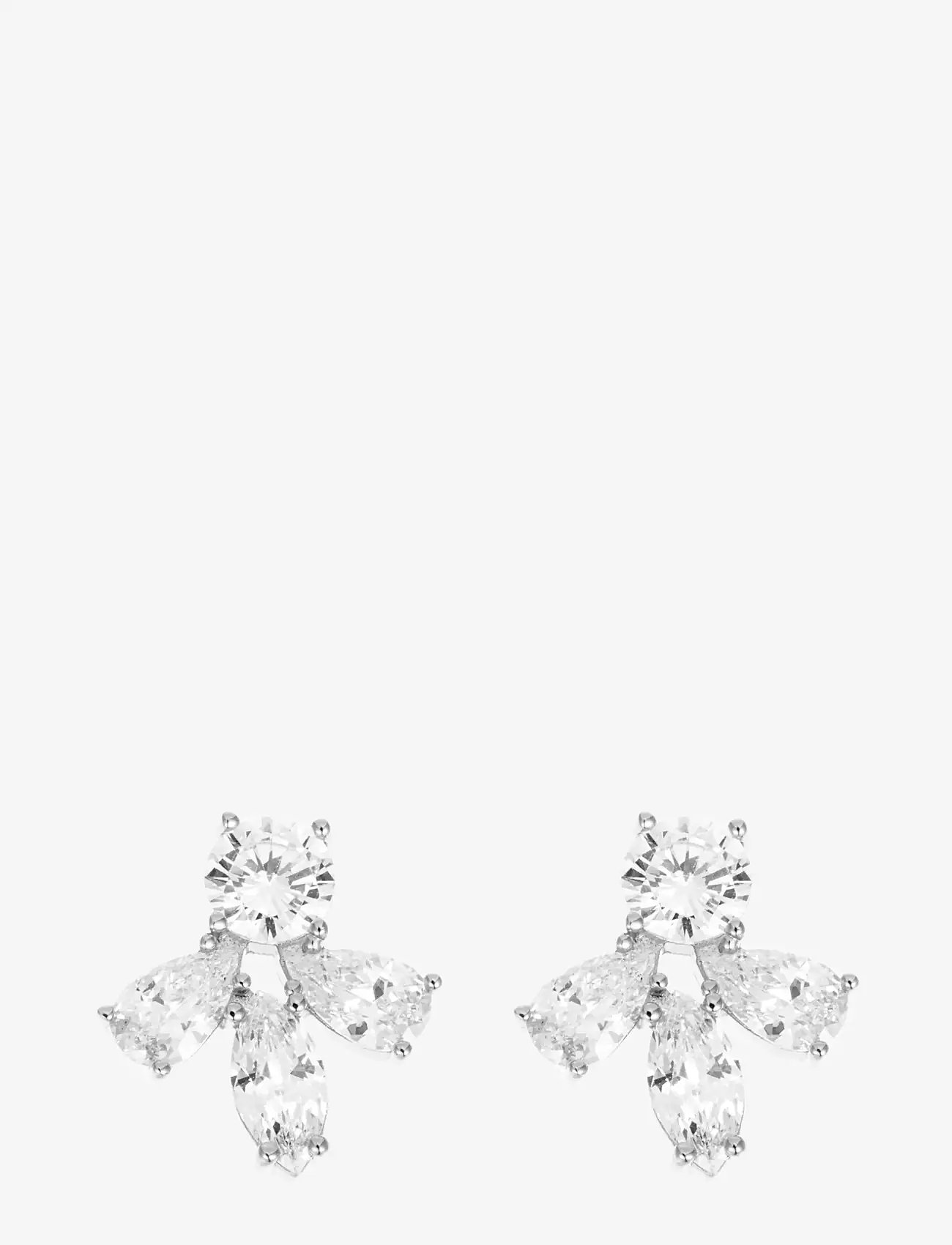 By Jolima - Crown mini earring - stud earrings - silver - 1
