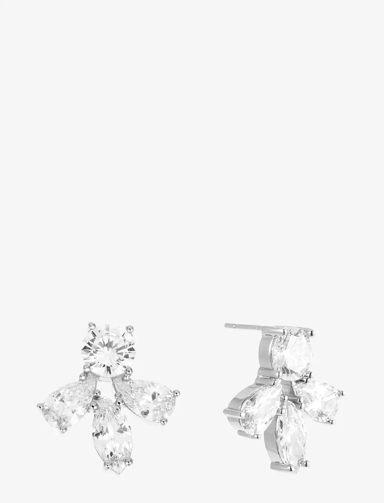 By Jolima - Crown mini earring - stud earrings - silver - 2