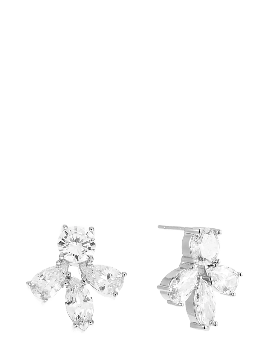 By Jolima - Crown mini earring - stud oorbellen - silver - 2