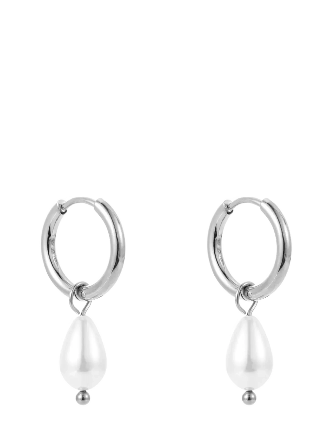 By Jolima Sanremo Earring, One Size 2 cm, Earrings, Silber - Hoops, Frauen