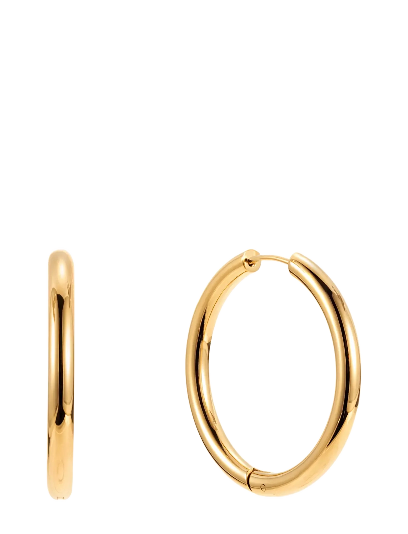 By Jolima Big huggie - Øreringe - GOLD / gold