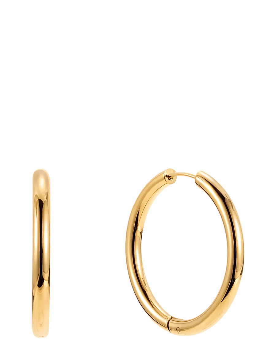 By Jolima - Big huggie - creoler & hoops - gold - 0