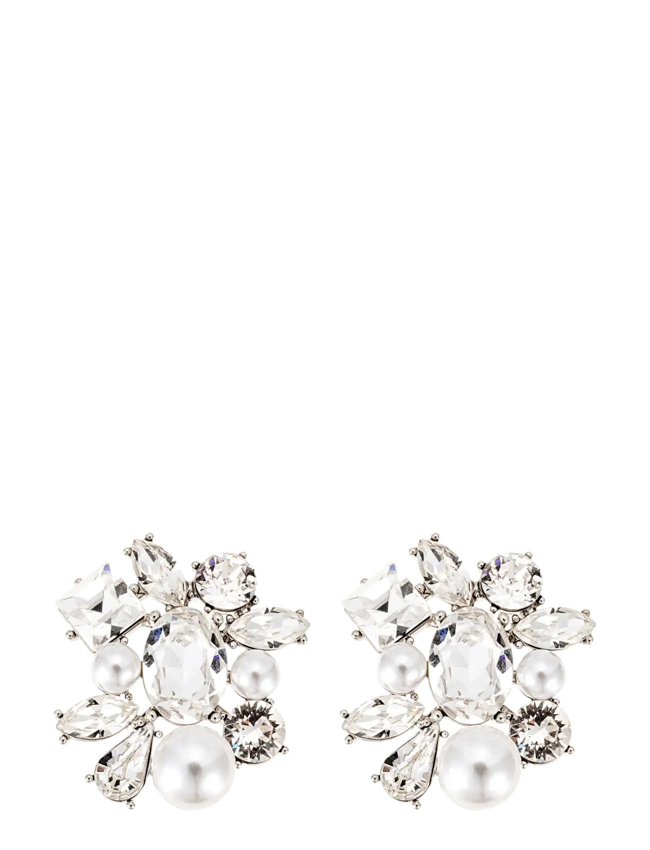 By Jolima - Stacy glam earring - perlenohrringe - silver - 1