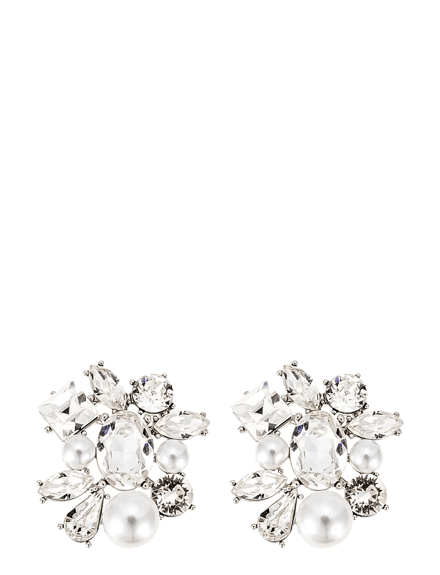 By Jolima - Stacy glam earring - perlenohrringe - silver - 1