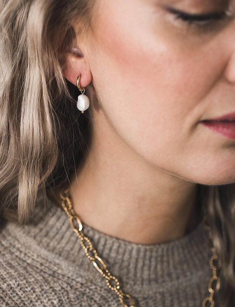 By Jolima - Sienna mini pearl earring - perlenohrringe - pearl/gold - 0