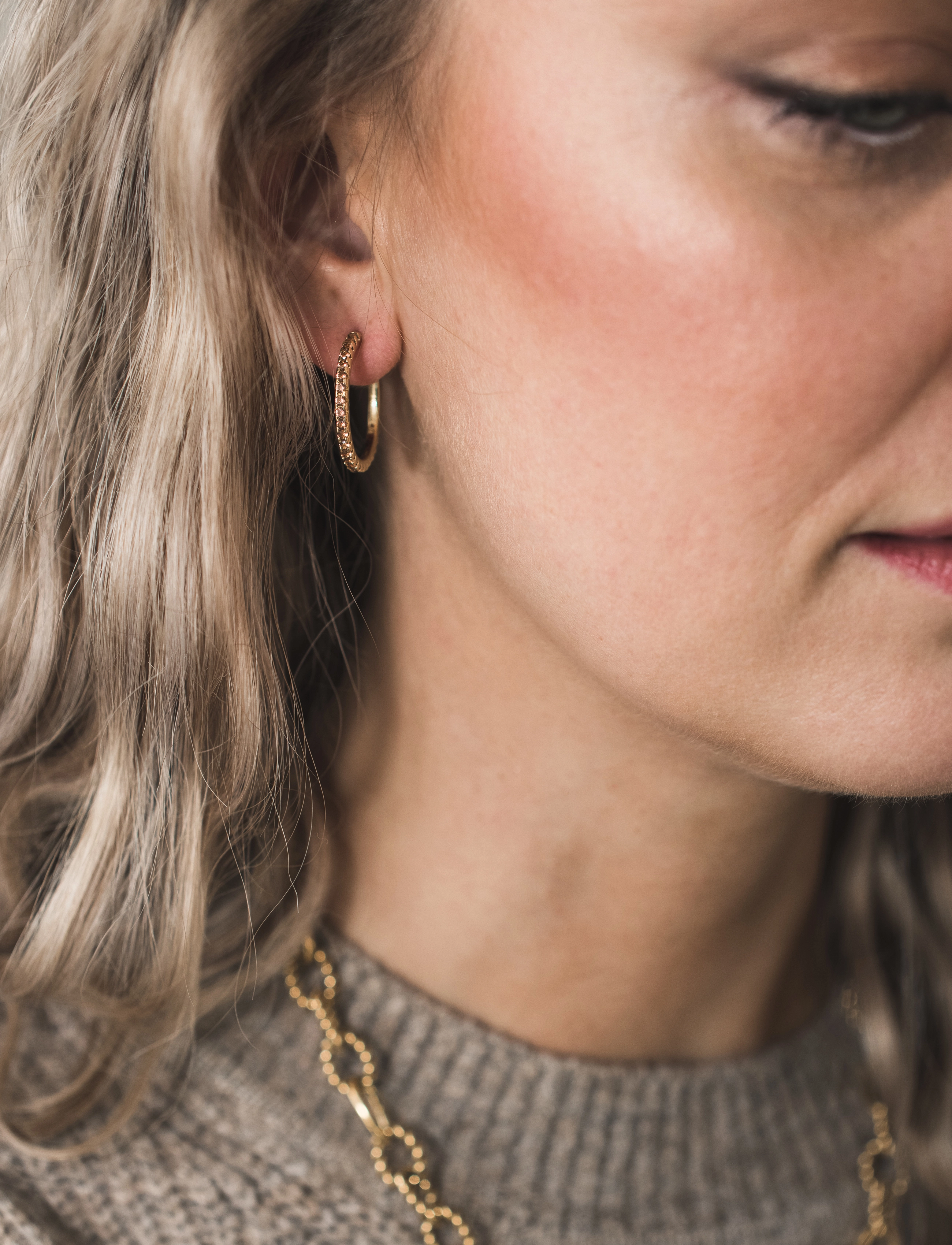 By Jolima - Celine Coffee 20 mm - gold - 2