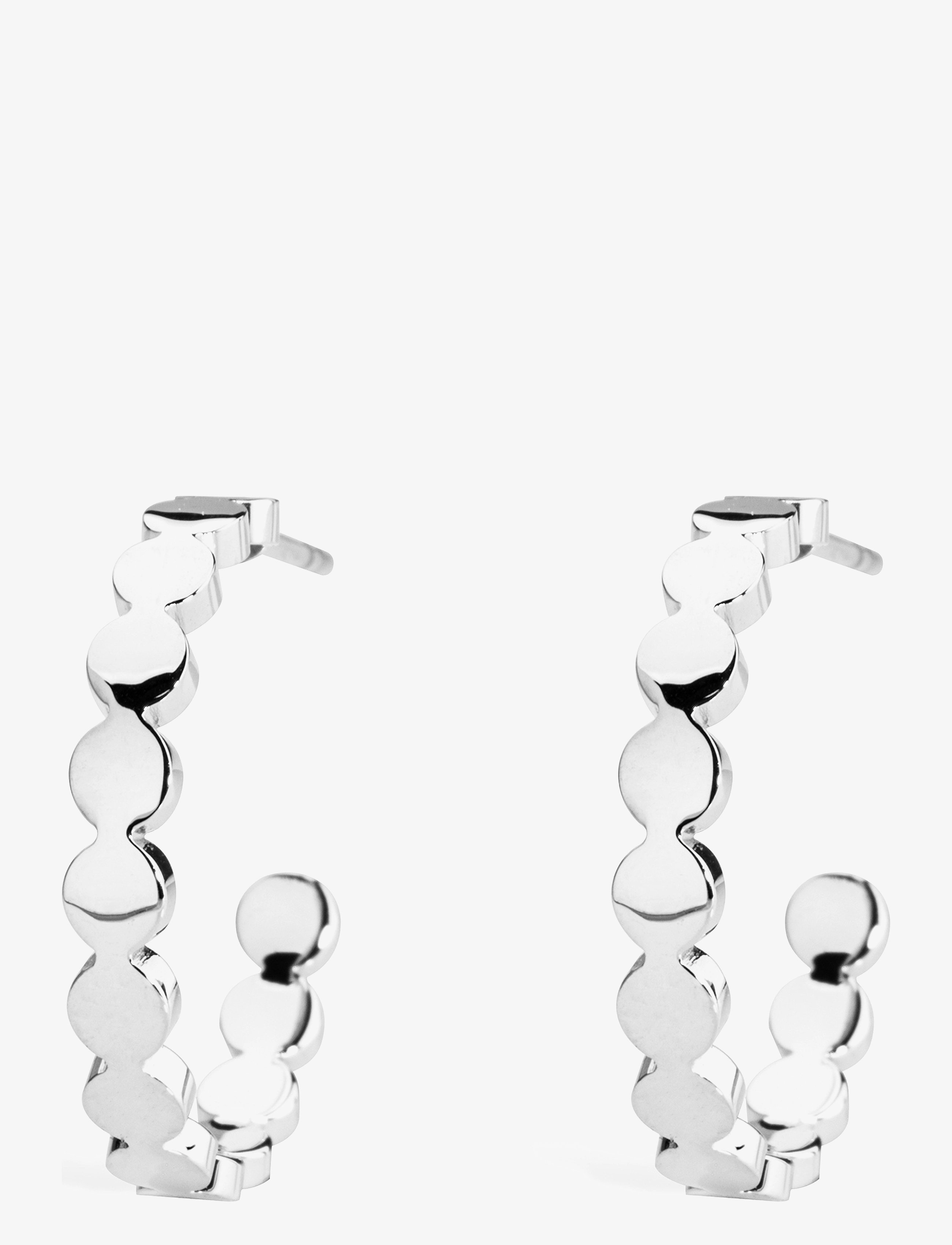 By Jolima - Lou creol earring, Silver - silver - 0