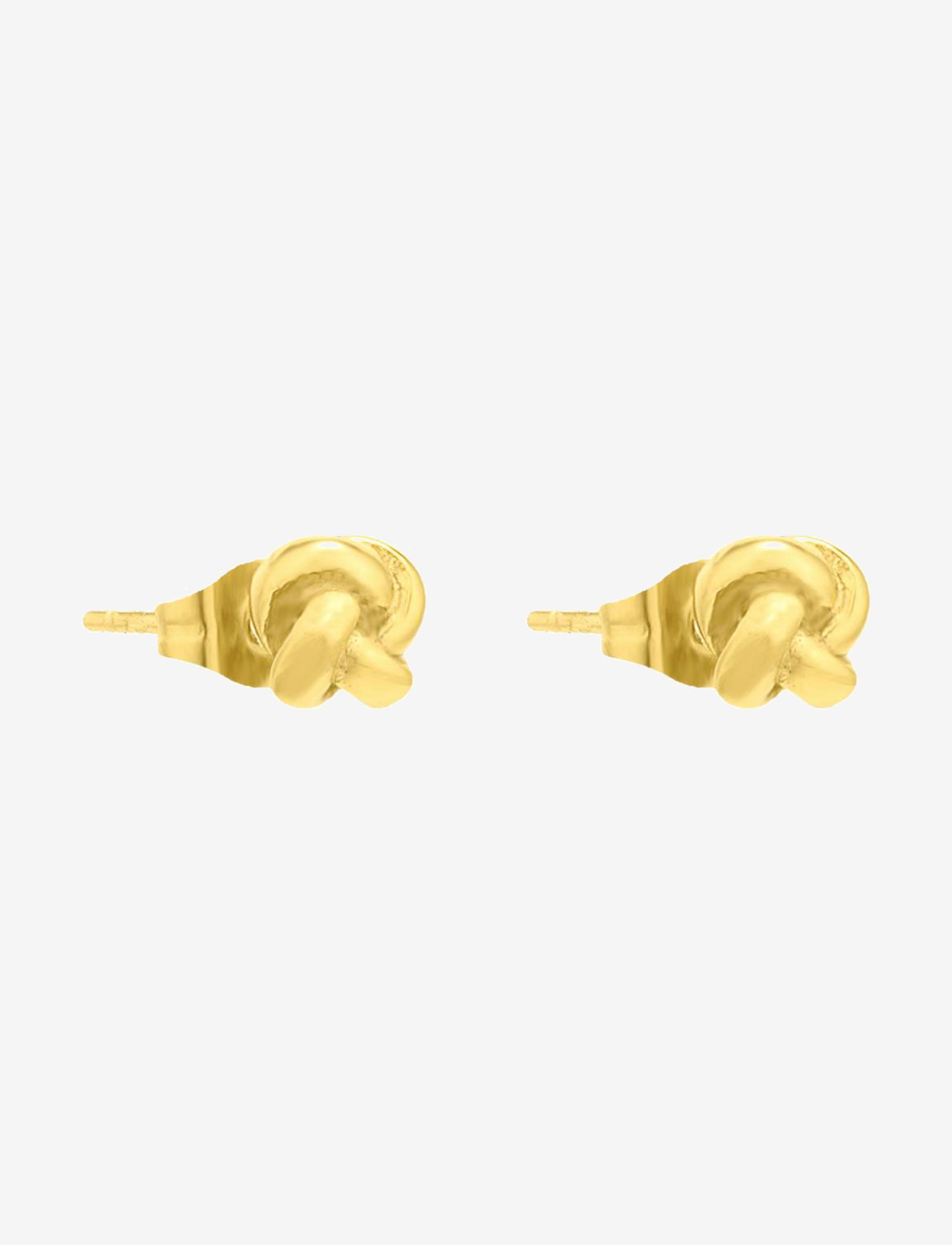 By Jolima - Knot earring - gold - 2