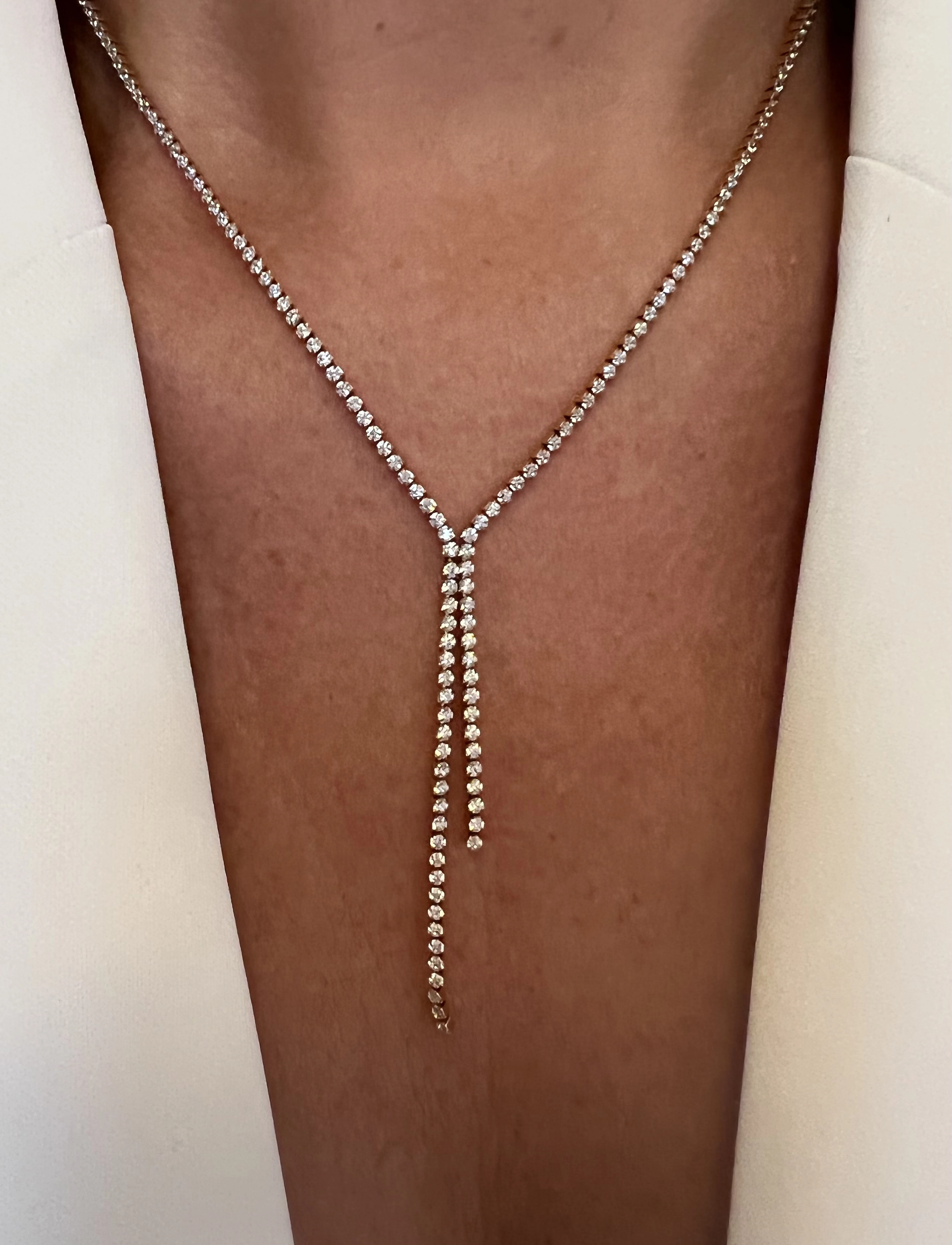 By Jolima - Cloé Y Necklace - silver - 1