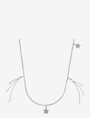 Long star necklace - SILVER