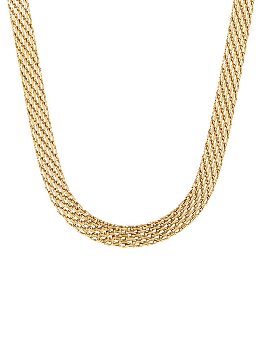 By Jolima - Florens classic necklace - konfirmation - gold - 1