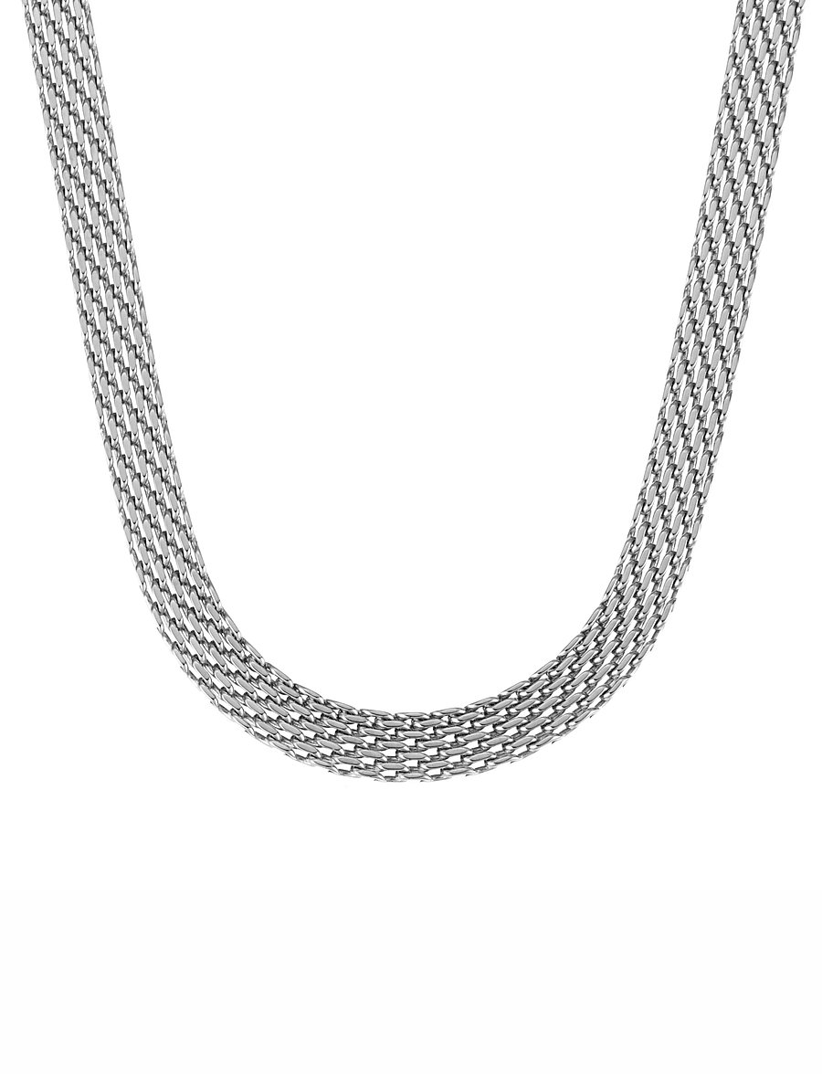 By Jolima - Florens classic necklace - grandinėlės ant kaklo - silver - 2
