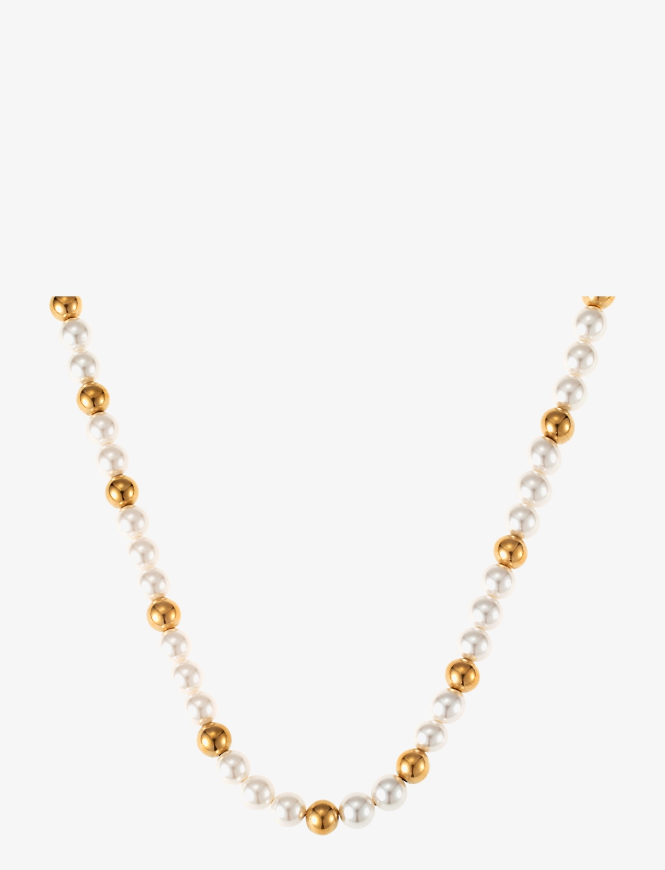 By Jolima - Jolie pearl necklace - gold - 1